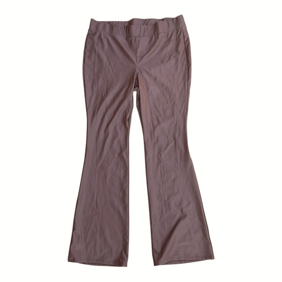 Torrid Full Length Slim Boot Faux Leather Brown Legging - Picture 3 of 6